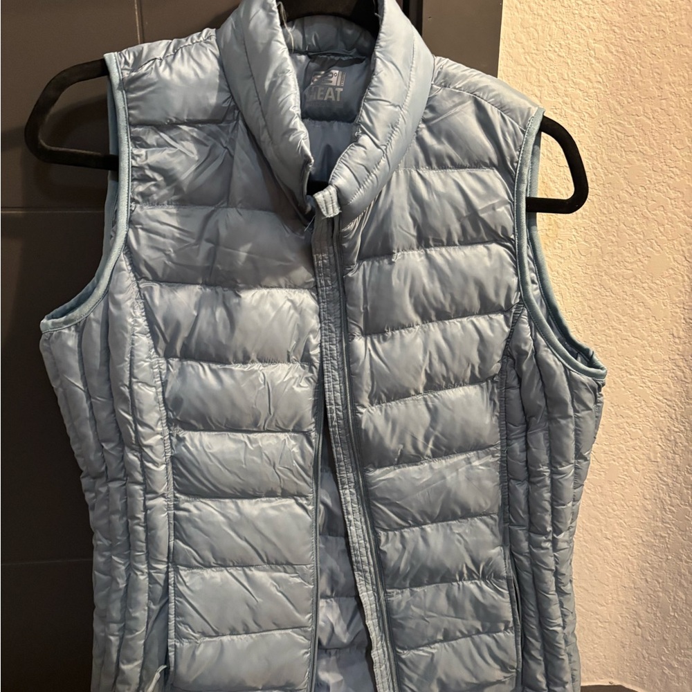 32 Degrees Sky Blue Quilted Vest